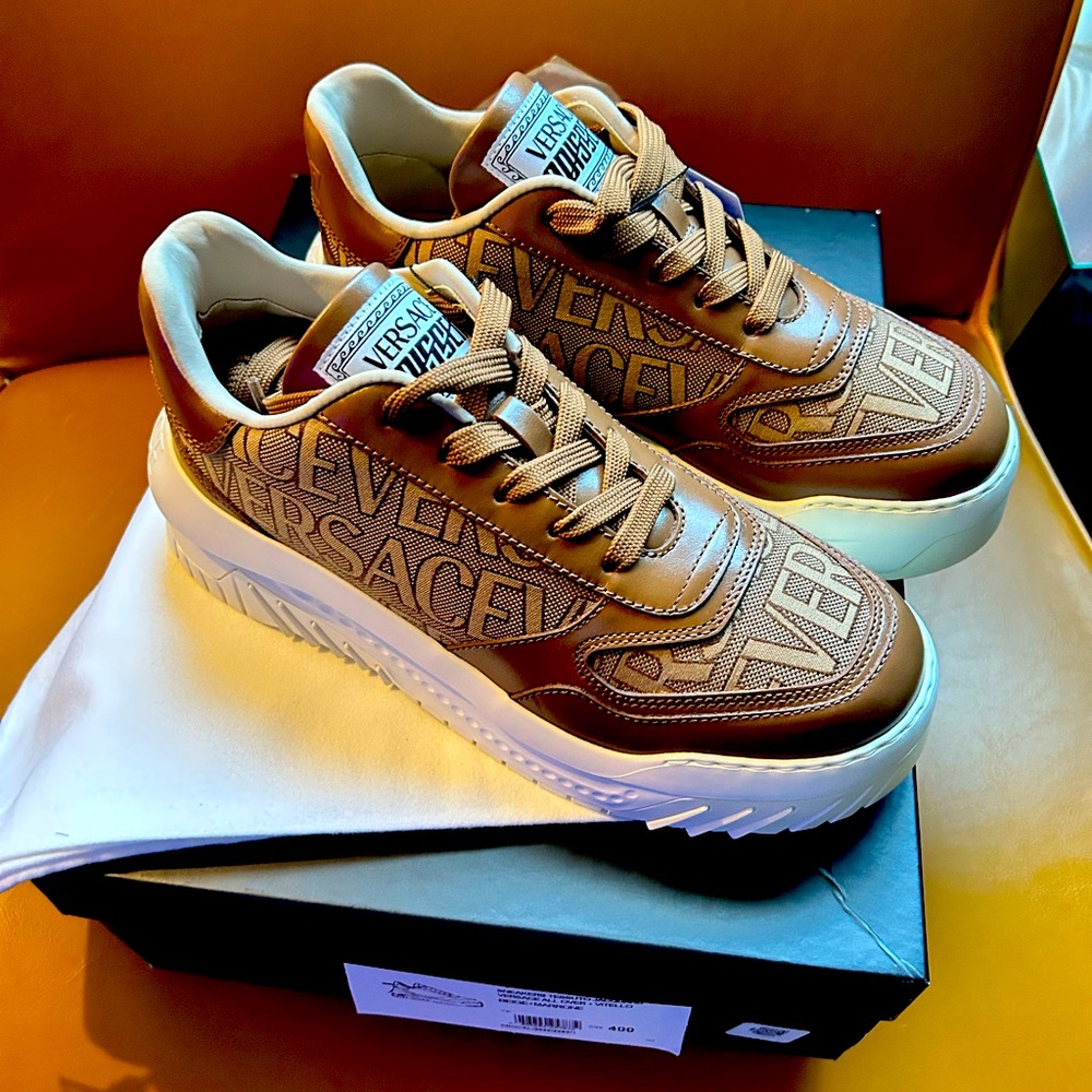 Versace all over sneakers